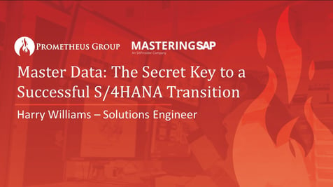 (APAC) Master Data - The Secret Key To Successful S4HANA Transformation